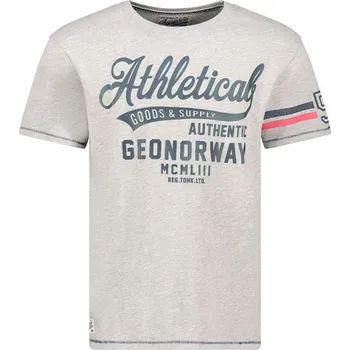 Pánské tričko Tričko Geographical Norway Grau 1209863 S