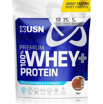Protein USN 100% Premium Whey Protein 2000 g chocolate