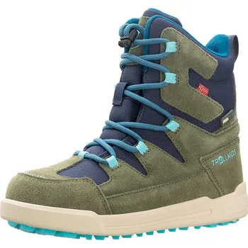 Dívčí kozačky Boty Trollkids Grün 9642503 28