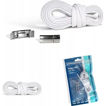 Tkaničky do bot Kaps šněrovací šňůrka bílá o délce 100 cm