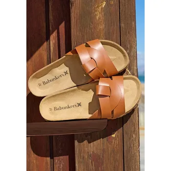 Dámské žabky BABUNKERS Family Braun 429023 42