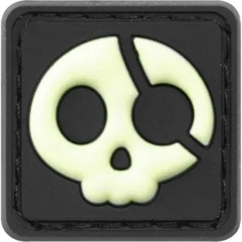 Nášivka Gumová nášivka Jackets to Go Halloween Pirate - černá-bílá