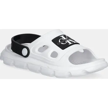 Dámské pantofle Dětské pantofle Calvin Klein Jeans V1X2.83025.30.35 bílá 00X, EUR 30/31