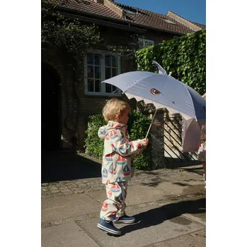 Dětská bunda a kalhoty Konges Sløjd RAINY PALME SET KS105049.PPY2 béžová 01X, vel. 92