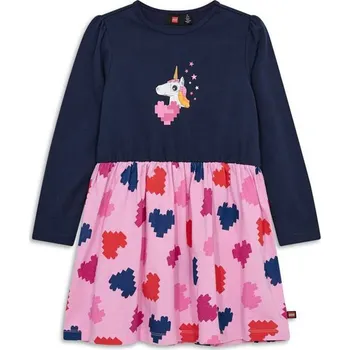 Dívčí oblečení LEGO Dunkelblau/ Pink 3060125 110