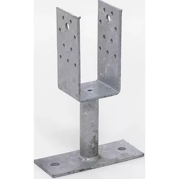 Patka U 60x60mm, s nožičkou a deskou, žárový zinek