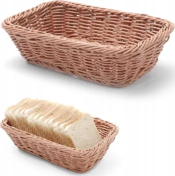 chlebník Košík, tácek na pečivo, chléb, ovoce, zesílený GN 1/4 - Hendi 426722