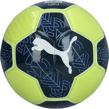 Fotbalový míč Fotbalový míč Puma Prestige velikost 4 limetkově-modrý