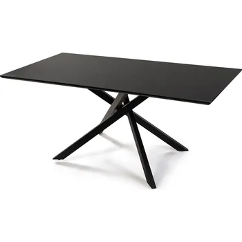 Jídelní stůl Vikio Jídelní stůl 180x90 černý dekor dřeva HJS102C