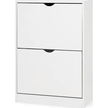 Botník Vikio Botník výklopný 2-řadý 60x82x24 bílý HBK103B-2