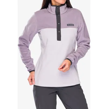 Oblečení a móda Fleece mikina dámská Columbia Benton Springs Half Snap Pull Over II - pearl/shale purple/shark