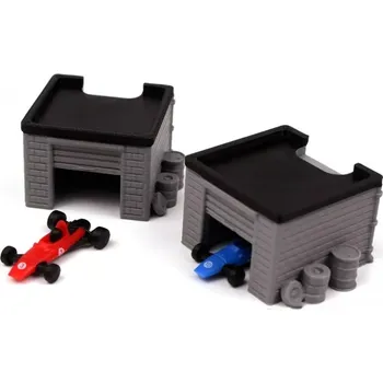 Příslušenství k deskovým hrám Heat – 3D garáže na závodní trať