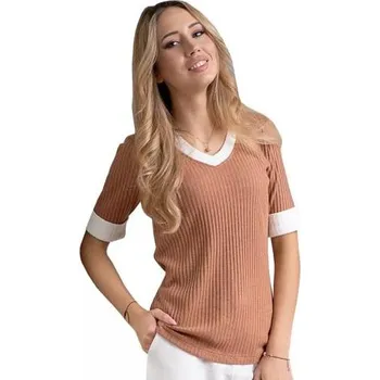 Dámská halenka Dámská halenka 1225_02 HAJDAN hnědá světlá M