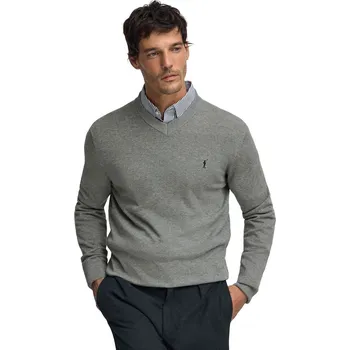 Pánský svetr Svetr Polo Club Grau 5366365 M