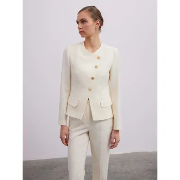 Dámská vesta Bunda BGN Creme 1724578 38