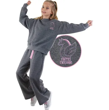 Dívčí mikina Denokids Grau 8679783 140