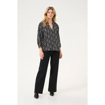 Dámské tričko Kaffe Schwarz 594907 34