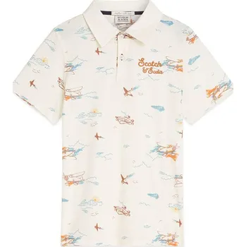 Chlapecké tričko Tričko Scotch & Soda Creme 5099897 134