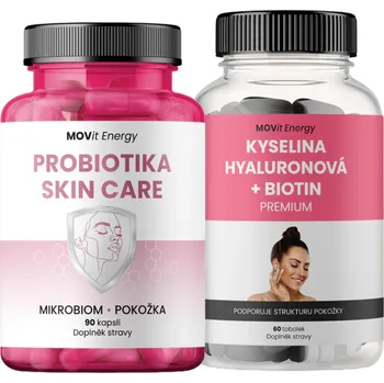 MOVit Energy Bezchybná pleť (Probiotika, Kys. hyaluronová) Pro zdravou, hydratovanou pokožku plnou života.