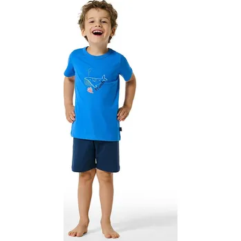 Chlapecké pyžamo Schiesser Dunkelblau/ Blau 6444495 104