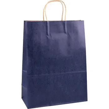 Dárková taška Varianta: 6 modrá tmavá, Balení: 12 ks
