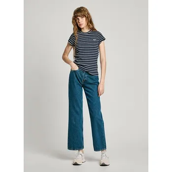 Tričko Pepe Jeans Dunkelblau/ Weiß 154951 XL