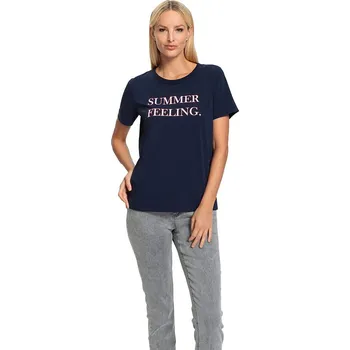 Dámské tričko Tričko Heine Dunkelblau 1460446 46