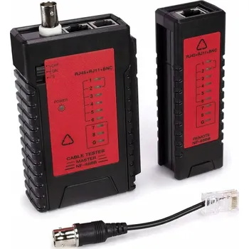 Tester kabelu W-Star WSNF468B - Tester kabelů UTP, RJ45 RJ11, indikace LED 8+G