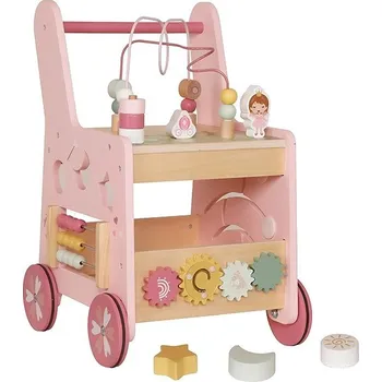 Dětské chodítko Derrson Chodítko pro děti multifunkční 6 v 1 růžové