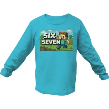 Pánské tričko Tričko s potiskem SIX SEVEN – Svět kostiček dětské