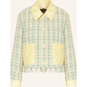 Dámský blejzr Marc Cain Dámská Tvídová Bunda, 255 pink tulle, 40