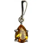 Drakkaria SINOPE stříbrný přívěsek s citrínem, Ag 925
