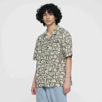 Pánská košile SANTA CRUZ košile - Mako Dollar S/S Shirt Bills (BILLS) velikost: XXL