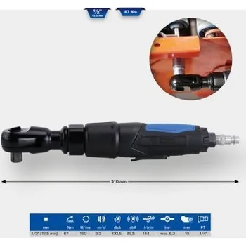 Autodílna Ráčnový šroubovák (stlačený vzduch) Brilliant tools BT160600