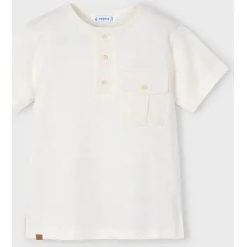 Oblečení a móda Dětské bavlněné tričko Mayoral 3033.5E.Mini.PPYA béžová 01X, vel. 104