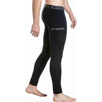 Pánské merino kalhoty Meatfly Nicolas 25/26 Black XXL