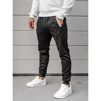 Oblečení a móda Černé pánské tepláky Bolf AK13B-1 - L