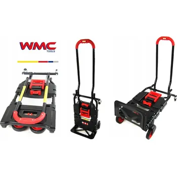 Přepravník WMC TOOLS Skladový přepravní vozík 120 kg, mobilní 2 v 1