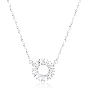 Řetízek Bealio BEALIO 13921 Stříbrný náhrdelník ZÁŘIVÝ KRUH Délka řetízku: 45+5 cm 03-13921-3904