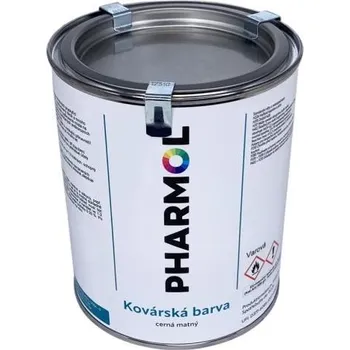 barva na kov PHARMOL Černá matná barva - lak pro umělecké kovářství Kul Schwarz matt, 1 litr