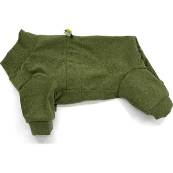 Obleček pro psa Vsepropejska Cozy pružná kombinéza pro psa Barva: Zelená, Délka zad (cm): 41, Obvod hrudníku: 48 - 62 cm