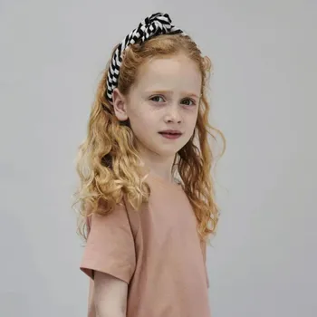 Šátek GRAY LABEL Šátek Multi Swaddle GOTS - Nearly Black - Off White