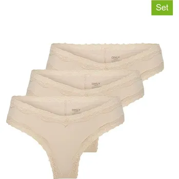 Dámské spodní prádlo Kalhotky ONLY Beige 3906249 L