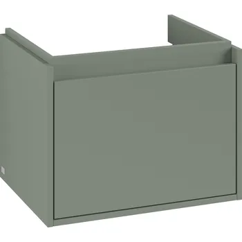 Koupelnový nábytek Villeroy & Boch Skyla skříňka 57.2x43.9x43.6 cm pod umyvadlo závěsná zelená C78400AF