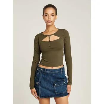 Dámské tričko G-Star Khaki 2982951 XL