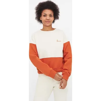 Dámské oblečení Mikina Bench Weiß/ Orange 8324835 36