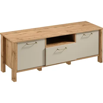 Televizní stolek INDYGO b | TV stolek RTV1S | 138 cm | dub wotan/béžová