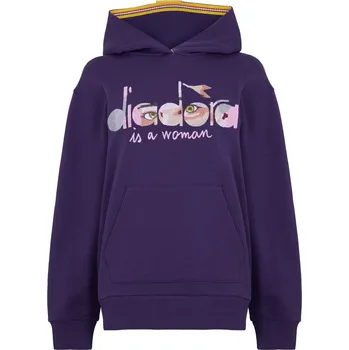 Dámské oblečení Mikina Diadora Purple Glass 4075729 8 (XS)