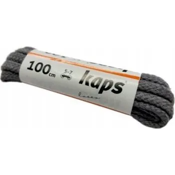 Tkaničky do bot Kaps šněrovací tkaničky šedé o délce 100 cm