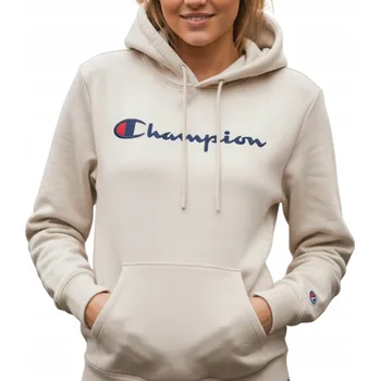 Dámská mikina CHAMPION Dámská/Dívčí bavlněná MIKINA s S KAPUCÍ přes hlavu a KLOKAN